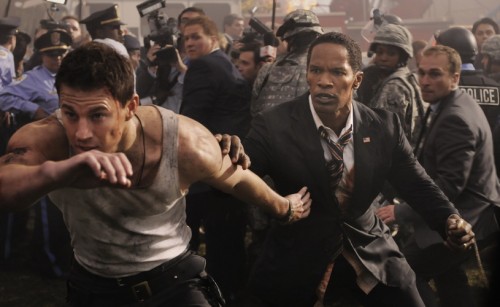 APphoto_Film Review White House Down
